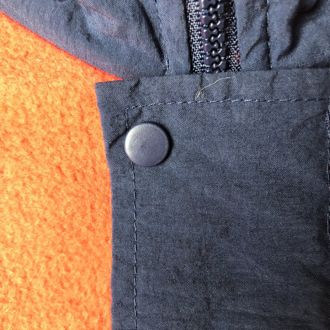 90'S GAP Vintage Half-Zip Fleece Pullover, Men's Size Medium polyester red type Vintage Second Hand