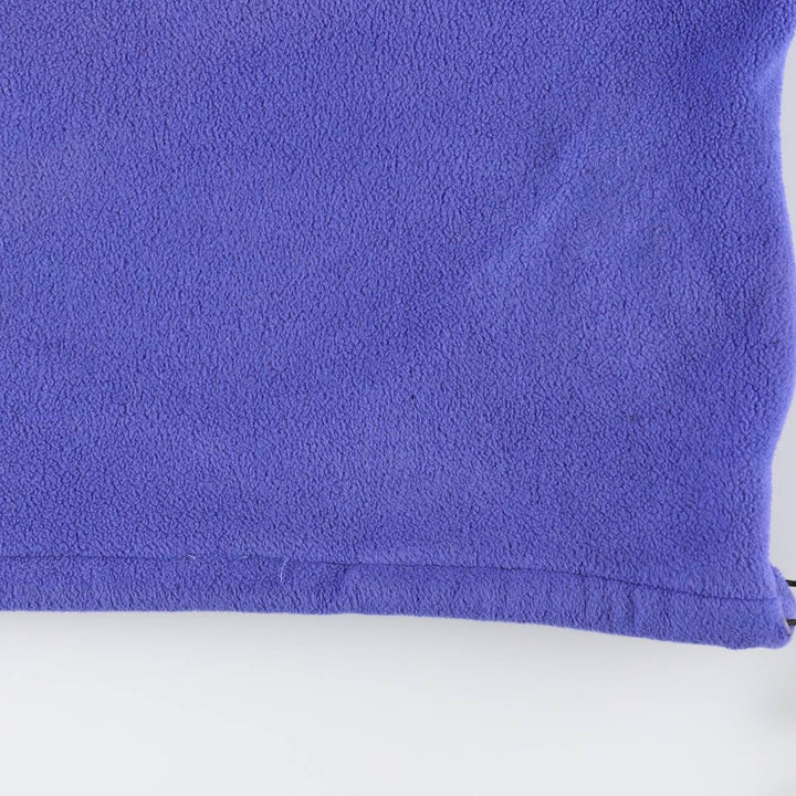 1990'S LLBean Half-Snap Fleece Pullover, Men's Size L, Vintage unclear Purple type blue-purple Vintage Second Hand