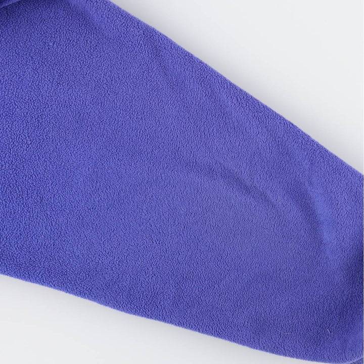 1990'S LLBean Half-Snap Fleece Pullover, Men's Size L, Vintage unclear Purple type blue-purple Vintage Second Hand