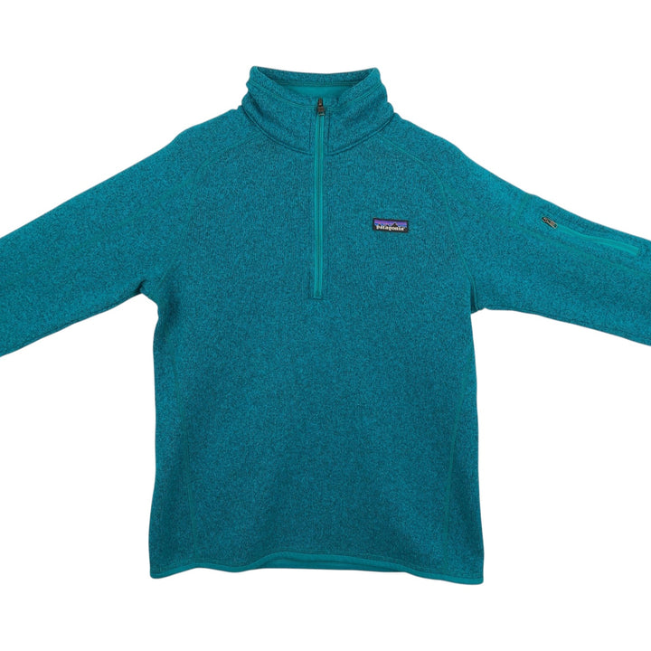 Patagonia Better Sweater 1 polyester turquoise blue Vintage Second Hand