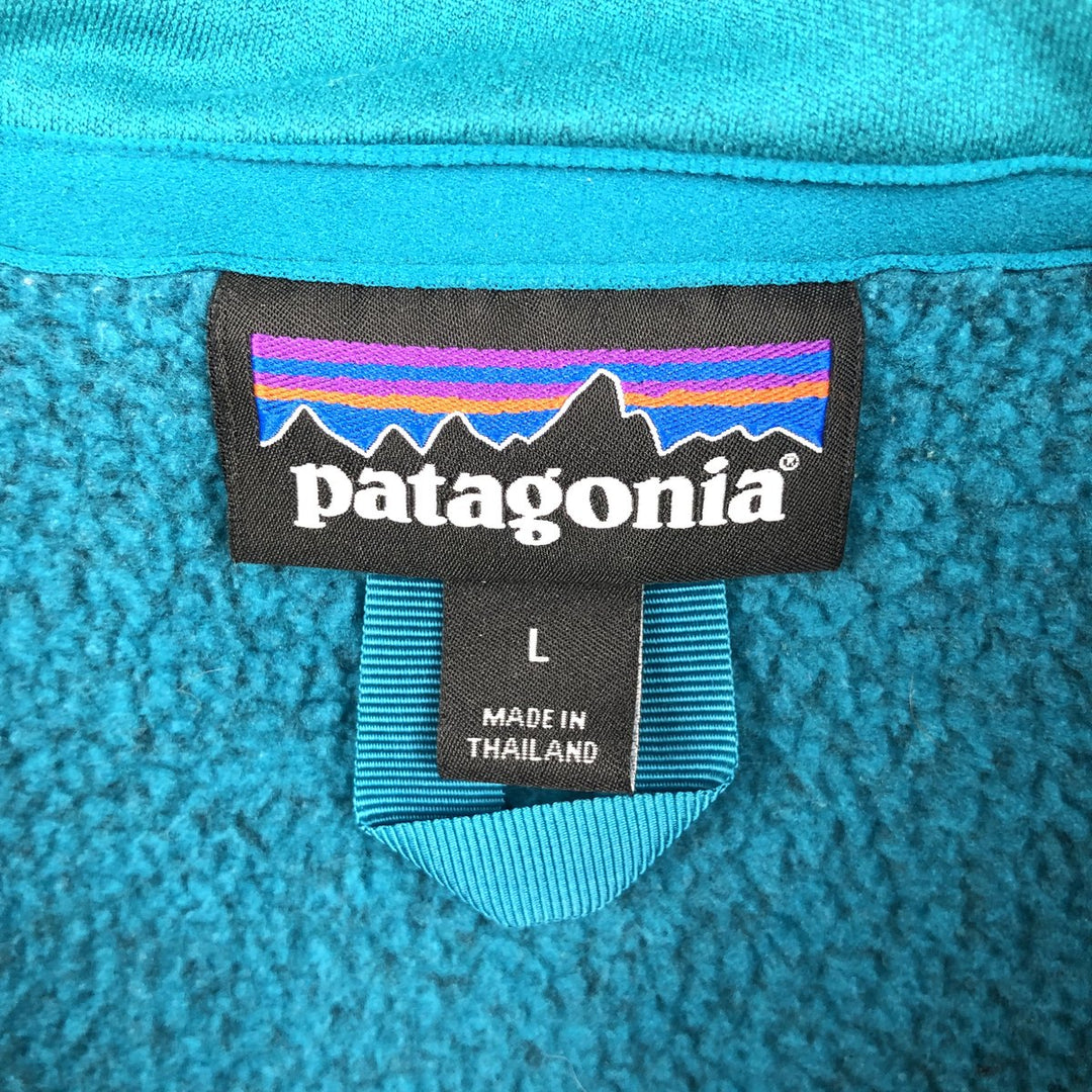 Patagonia Better Sweater 1 polyester turquoise blue Vintage Second Hand