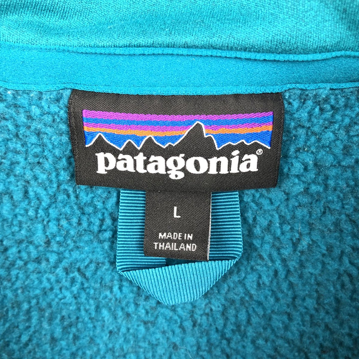 Patagonia Better Sweater 1 polyester turquoise blue Vintage Second Hand