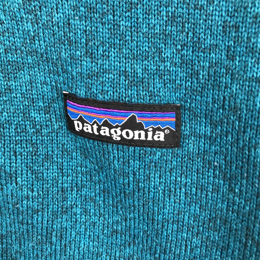 Patagonia Better Sweater 1 polyester turquoise blue Vintage Second Hand