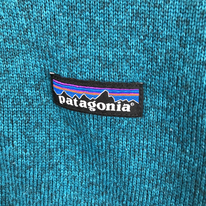 Patagonia Better Sweater 1 polyester turquoise blue Vintage Second Hand