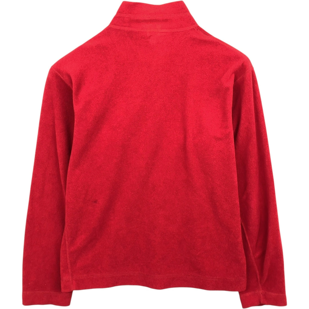 Patagonia Half-Zip Fleece Pullover, Made in USA, Men's Size M (approx.) polyester red type Vintage Second Hand
