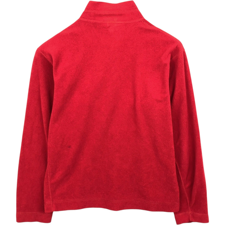 Patagonia Half-Zip Fleece Pullover, Made in USA, Men's Size M (approx.) polyester red type Vintage Second Hand