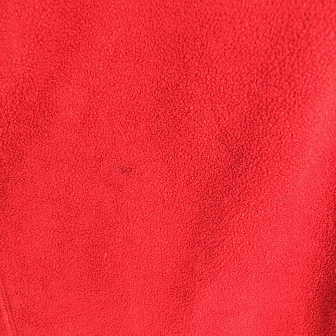 Patagonia Half-Zip Fleece Pullover, Made in USA, Men's Size M (approx.) polyester red type Vintage Second Hand
