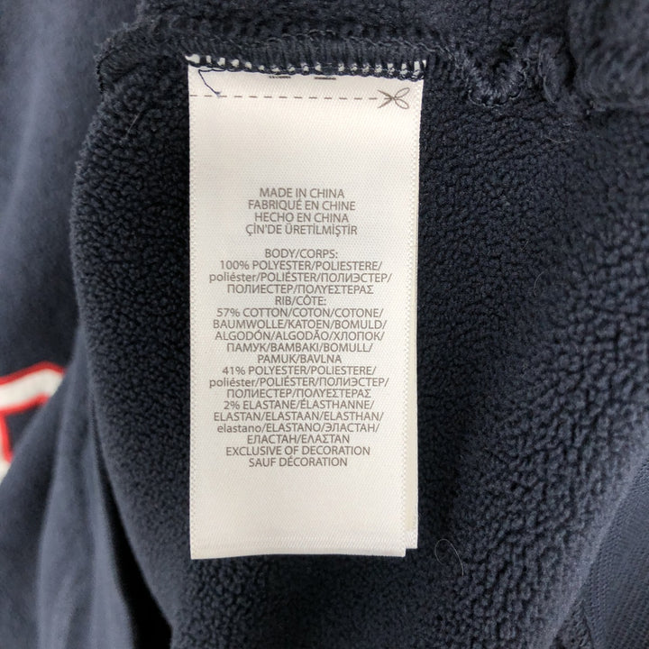 Ralph Lauren POLO RALPH LAUREN American flag print half-zip fleece pullover, men's size XL (approx.) polyester navy blue type Vintage Second Hand