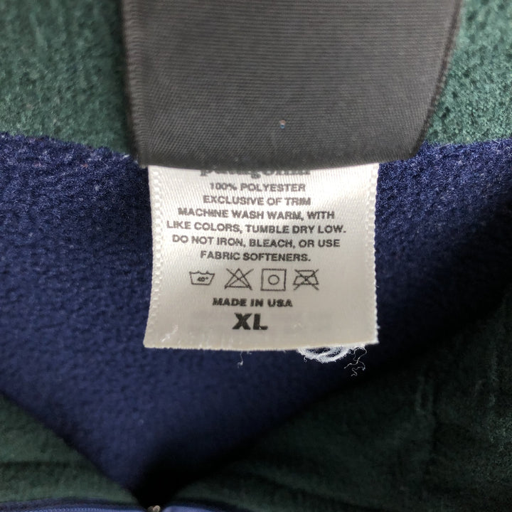 90'S Patagonia Capilene 43470SP99 Half-Zip Fleece Pullover, Made in USA, Men's XL equivalent. polyester navy blue type Vintage Second Hand