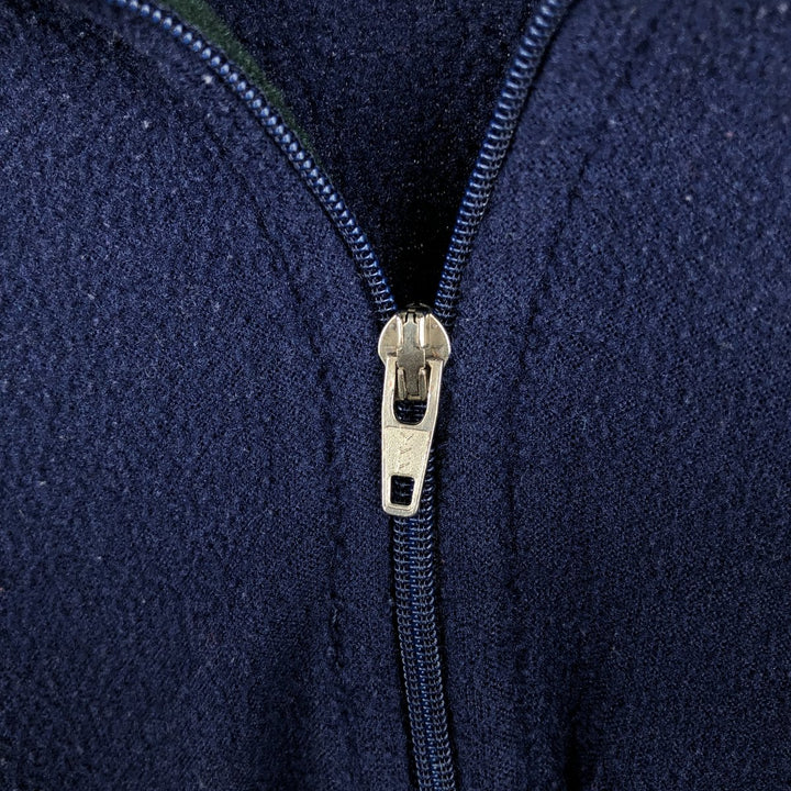 90'S Patagonia Capilene 43470SP99 Half-Zip Fleece Pullover, Made in USA, Men's XL equivalent. polyester navy blue type Vintage Second Hand