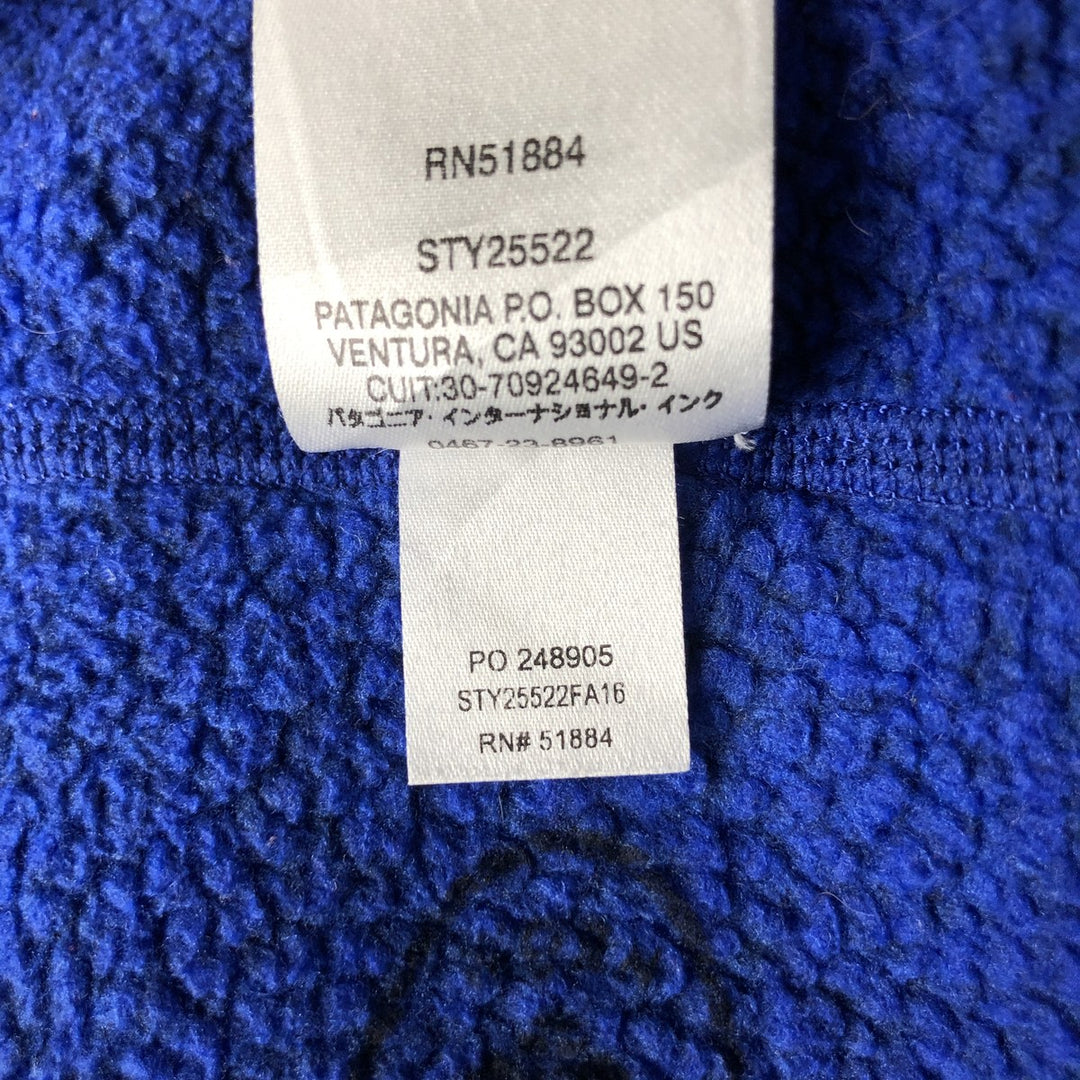 Patagonia Better Sweater 1 polyester blue type Vintage Second Hand