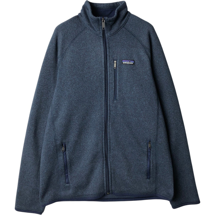 Patagonia Better Sweater Jacket 25527FA18 Fleece Jacket Men's Size L (approx.) polyester navy blue type Vintage Second Hand