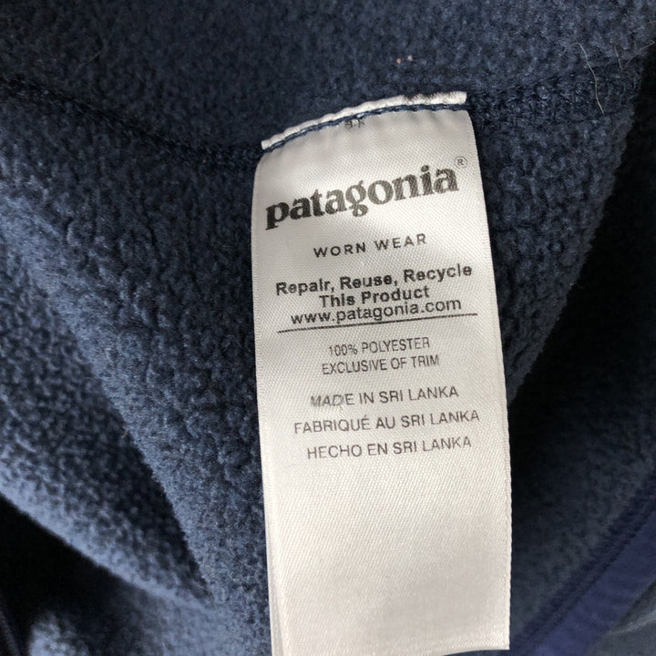 Patagonia Better Sweater Jacket 25527FA18 Fleece Jacket Men's Size L (approx.) polyester navy blue type Vintage Second Hand