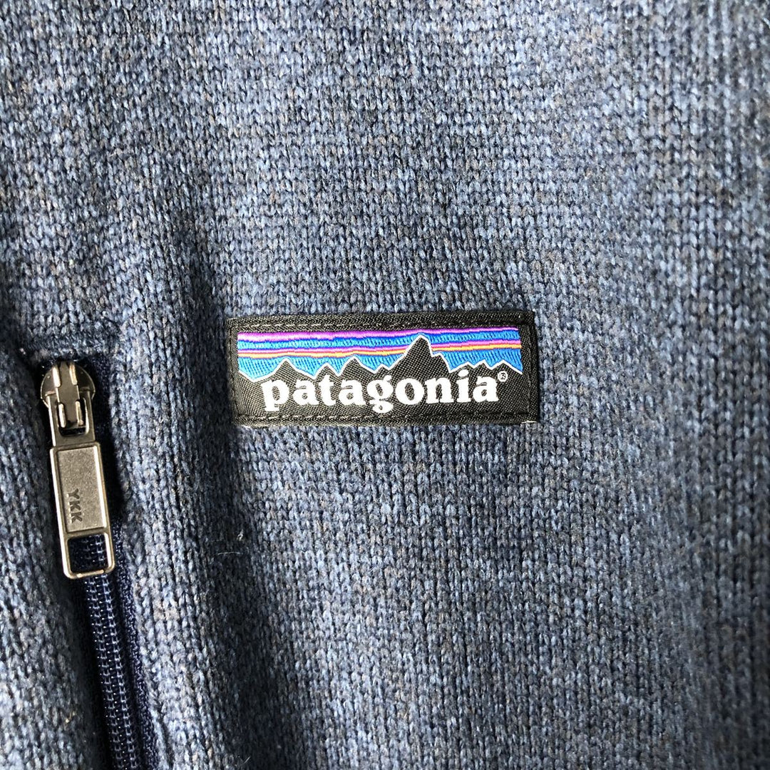 Patagonia Better Sweater Jacket 25527FA18 Fleece Jacket Men's Size L (approx.) polyester navy blue type Vintage Second Hand