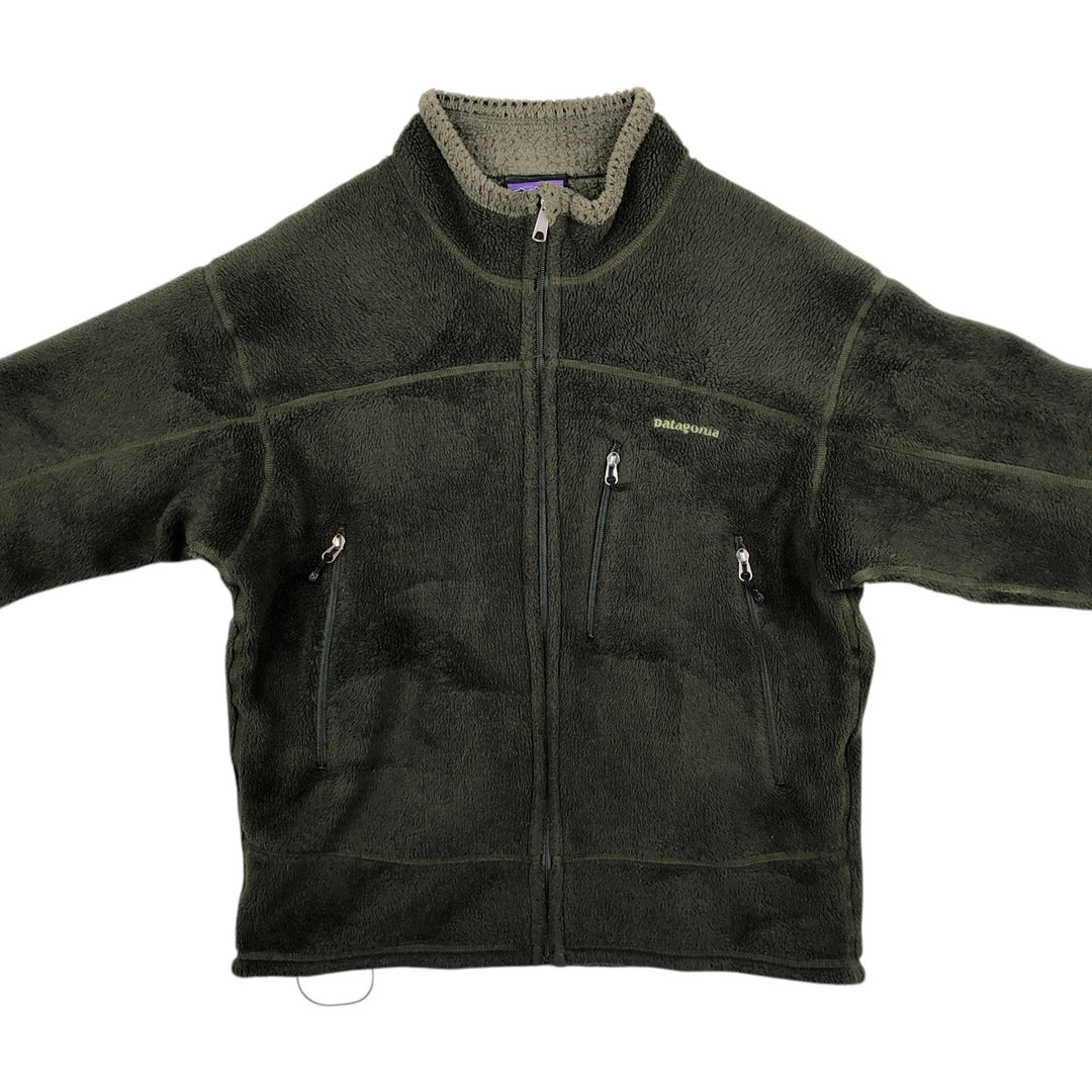 2000'S Patagonia Regulator R4 36100F5 Fleece Jacket, Made in USA, Men's Size L (approx.) polyester Khaki type Vintage Second Hand