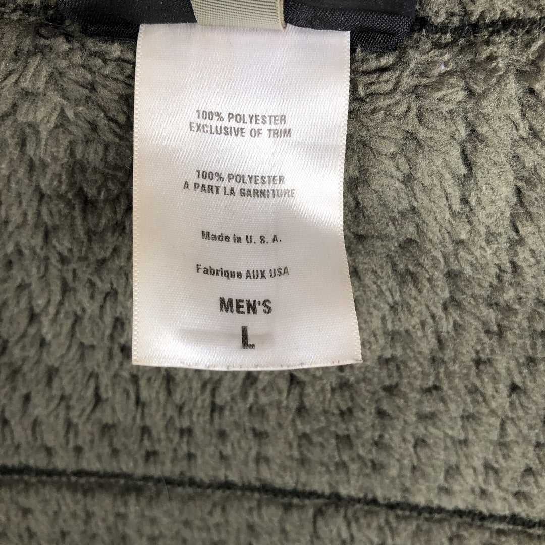 2000'S Patagonia Regulator R4 36100F5 Fleece Jacket, Made in USA, Men's Size L (approx.) polyester Khaki type Vintage Second Hand