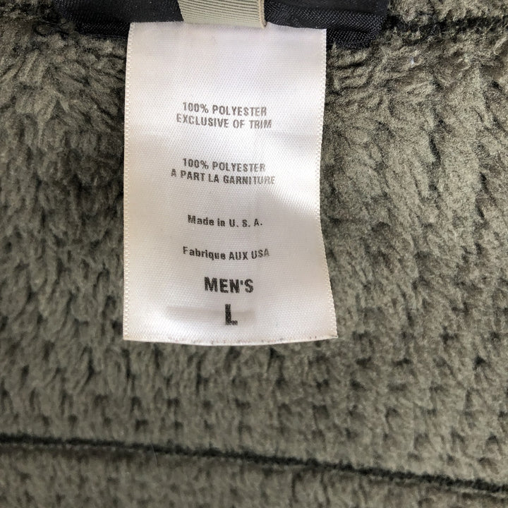 2000'S Patagonia Regulator R4 36100F5 Fleece Jacket, Made in USA, Men's Size L (approx.) polyester Khaki type Vintage Second Hand