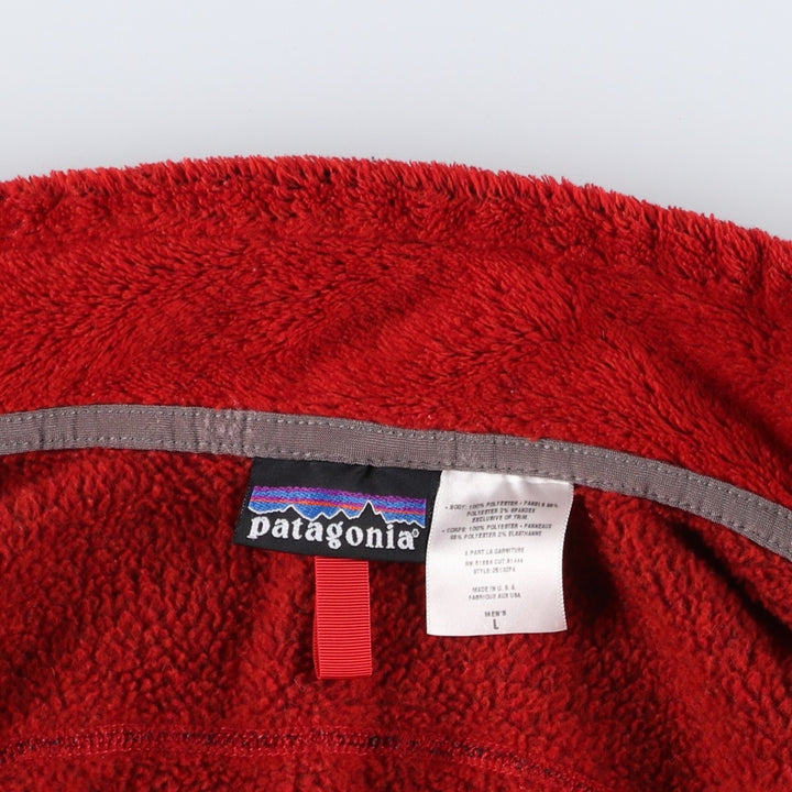 90s-00'S Patagonia Regulator R2 25132FA Fleece Jacket, Made in USA, Men's Size L (approx.) polyester burgundy type Vintage Second Hand