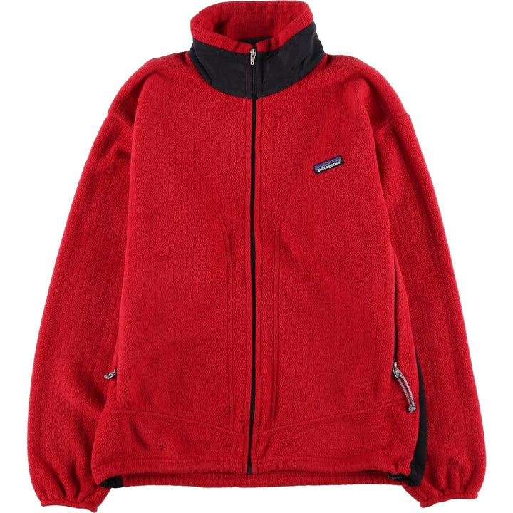 1990'S Patagonia Regulator R3 25300FA99 Fleece Jacket, Made in USA, Men's Size M (Equivalent), Vintage polyester burgundy type Vintage Second Hand