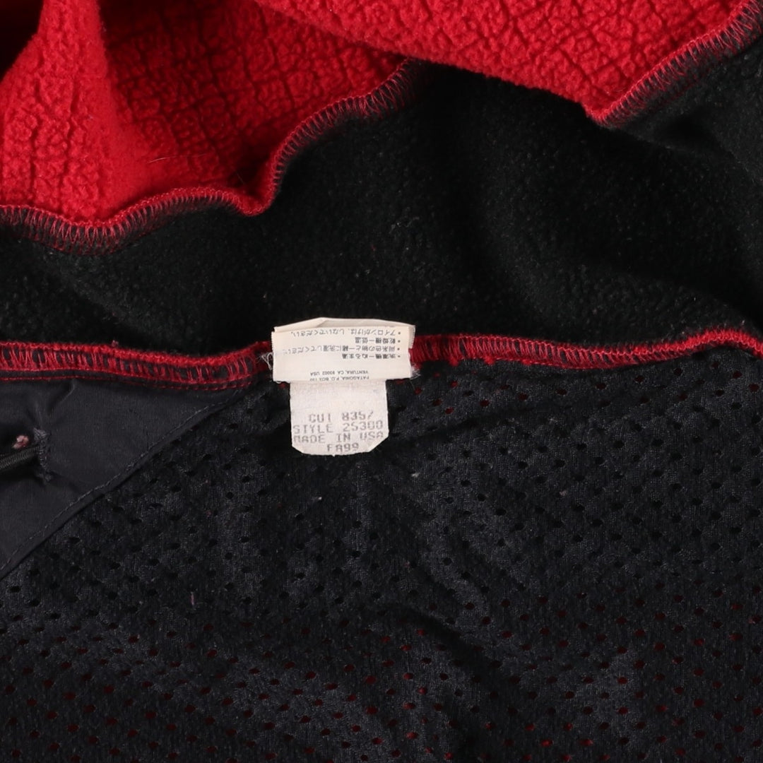 1990'S Patagonia Regulator R3 25300FA99 Fleece Jacket, Made in USA, Men's Size M (Equivalent), Vintage polyester burgundy type Vintage Second Hand