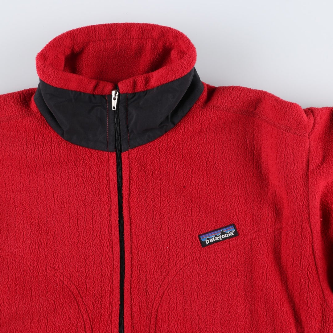 1990'S Patagonia Regulator R3 25300FA99 Fleece Jacket, Made in USA, Men's Size M (Equivalent), Vintage polyester burgundy type Vintage Second Hand