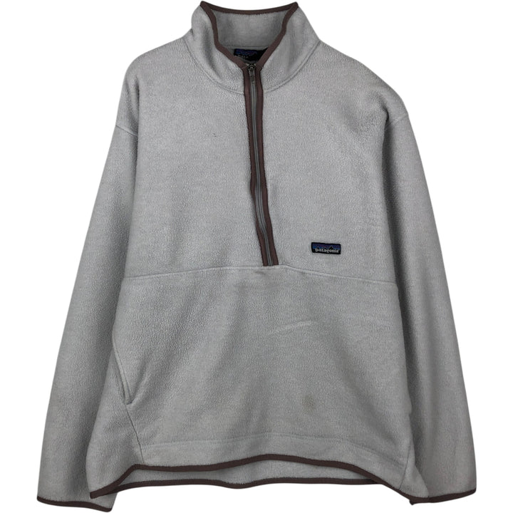 2000'S Patagonia SYNCHILLA 25735FA02 Half-Zip Fleece Pullover, Men's Size L (approx.) polyester gray type Vintage Second Hand
