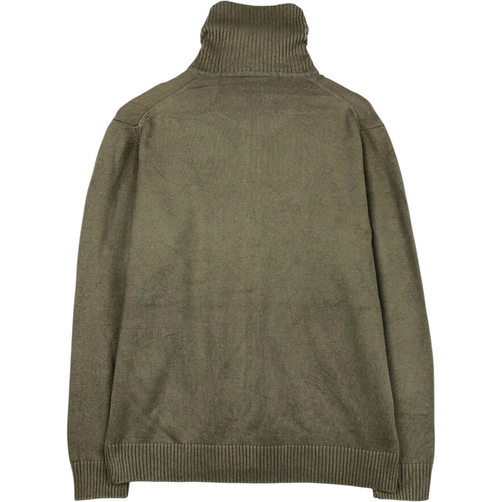 Lacoste Driver's Knit Sweater, Size 6, Men's XL cotton beige type brown Vintage Second Hand