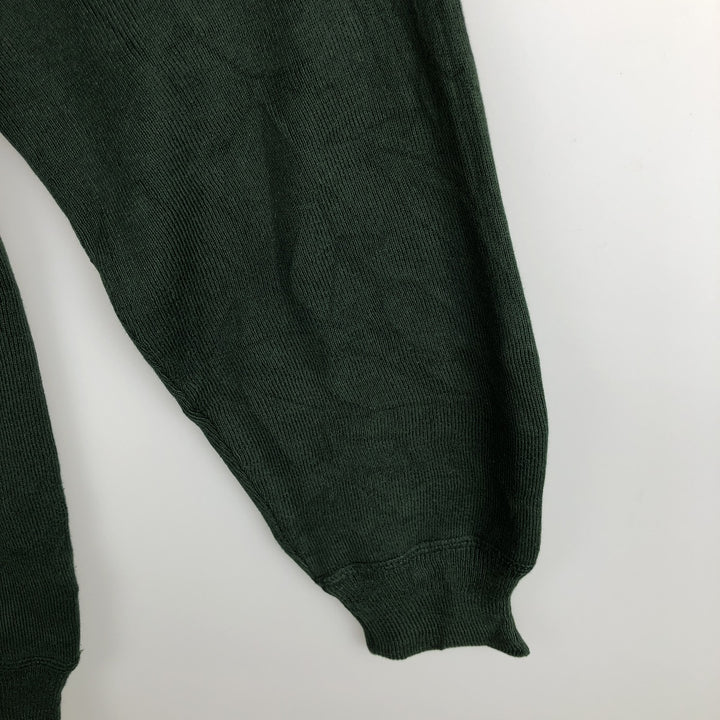 Ralph Lauren POLO by Ralph Lauren Cotton Knit Sweater Men's M Size cotton Green type dark green Vintage Second Hand