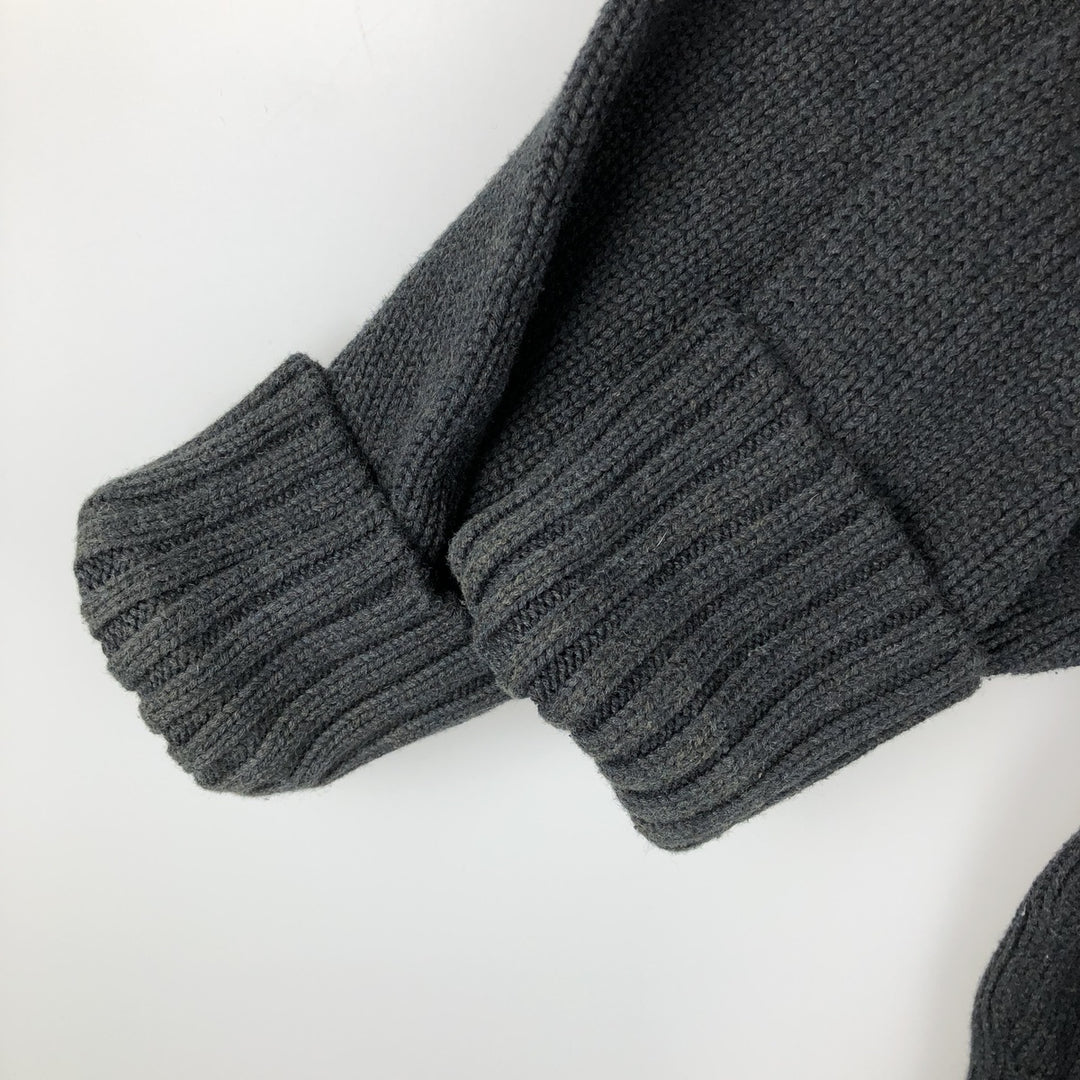 Ralph Lauren POLO by Ralph Lauren Cotton Knit Sweater Men's S cotton black type Vintage Second Hand