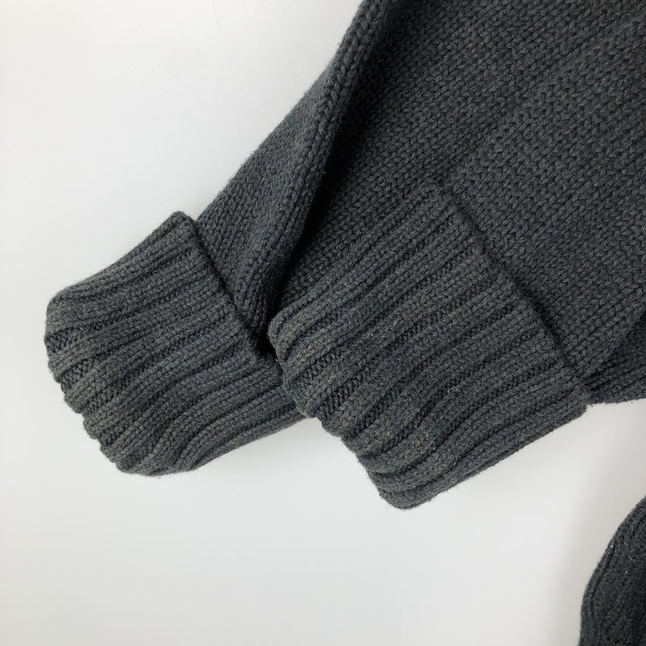 Ralph Lauren POLO by Ralph Lauren Cotton Knit Sweater Men's S cotton black type Vintage Second Hand