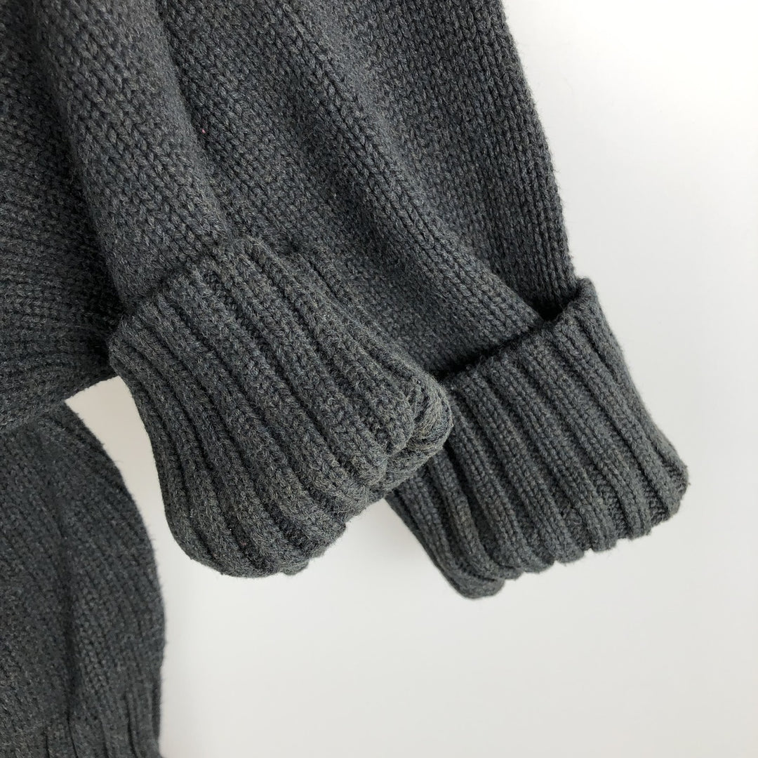 Ralph Lauren POLO by Ralph Lauren Cotton Knit Sweater Men's S cotton black type Vintage Second Hand
