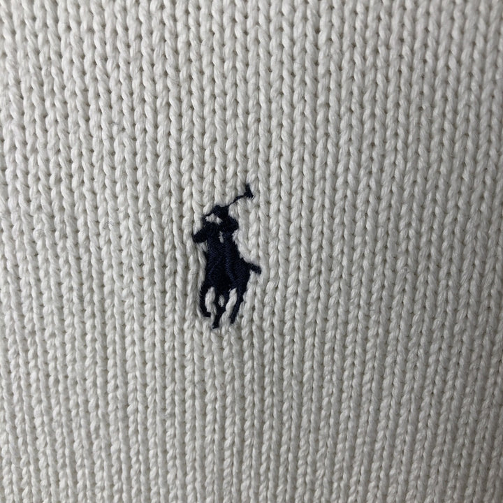Ralph Lauren POLO by Ralph Lauren Cotton Knit Sweater Men's XXL cotton white type Vintage Second Hand