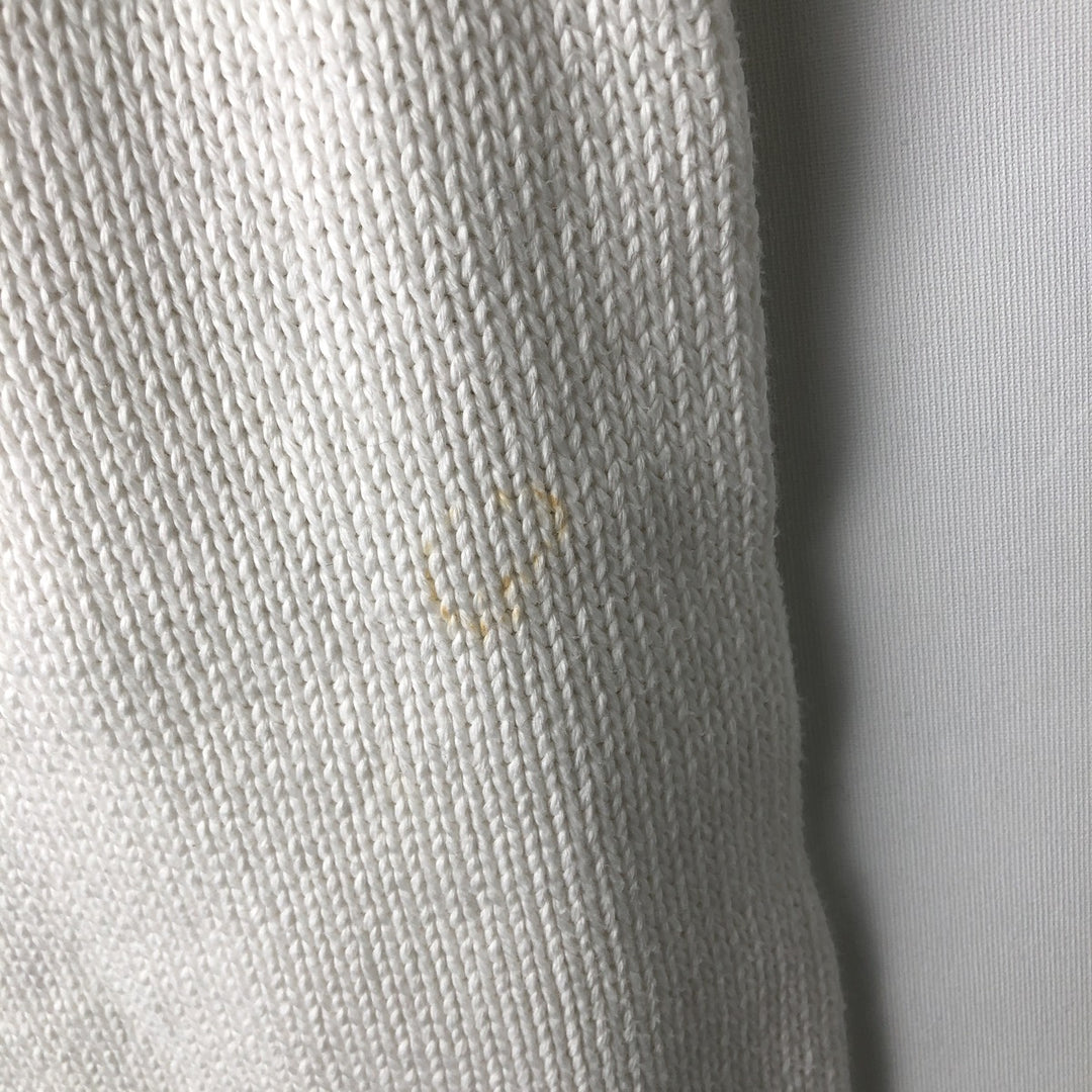 Ralph Lauren POLO by Ralph Lauren Cotton Knit Sweater Men's XXL cotton white type Vintage Second Hand