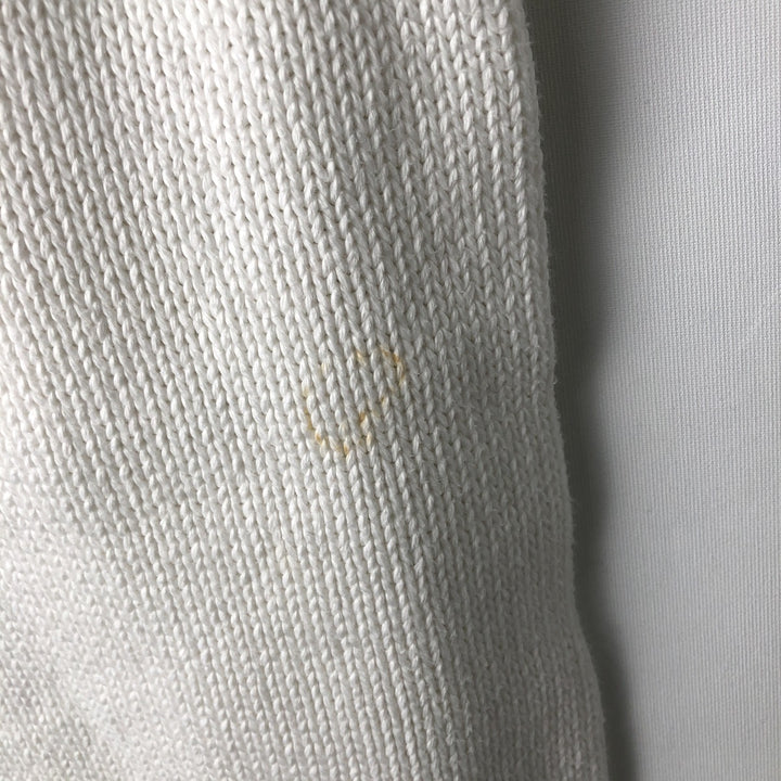 Ralph Lauren POLO by Ralph Lauren Cotton Knit Sweater Men's XXL cotton white type Vintage Second Hand