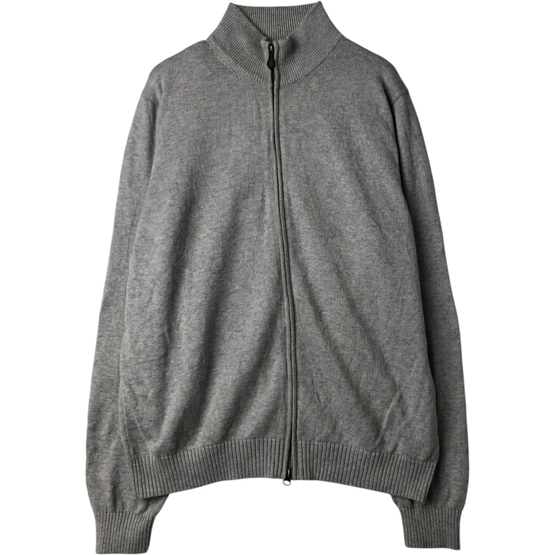 Brooks Brothers 346 Driver's Knit Sweater, Men's Size L (approx.) Supima Cotton gray type Vintage Second Hand