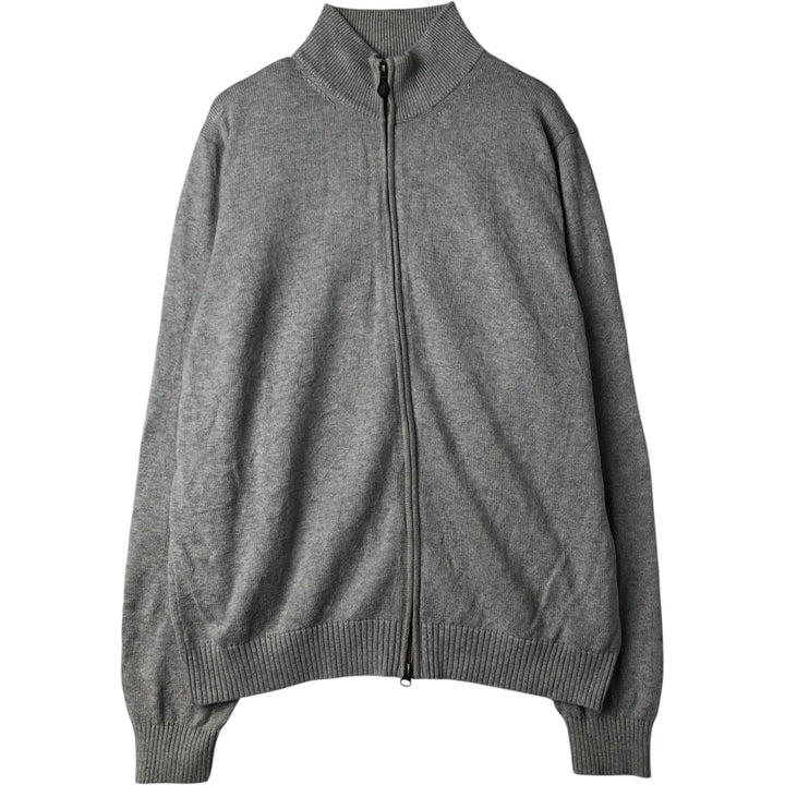 Brooks Brothers 346 Driver's Knit Sweater, Men's Size L (approx.) Supima Cotton gray type Vintage Second Hand