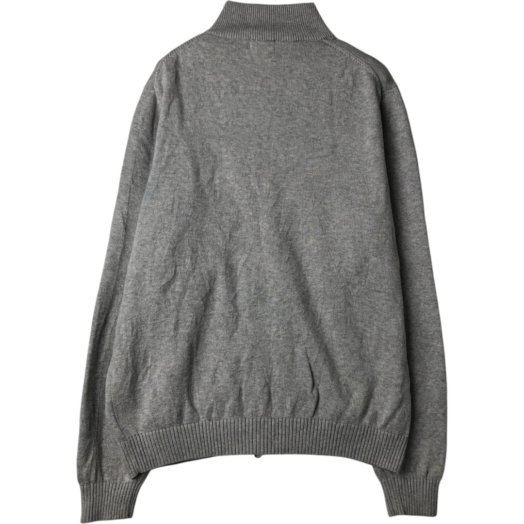 Brooks Brothers 346 Driver's Knit Sweater, Men's Size L (approx.) Supima Cotton gray type Vintage Second Hand
