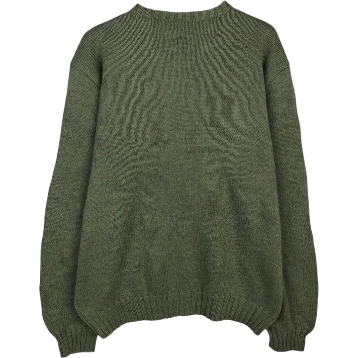 Ralph Lauren POLO by Ralph Lauren Cotton Knit Sweater Men's XL cotton Mint green Vintage Second Hand