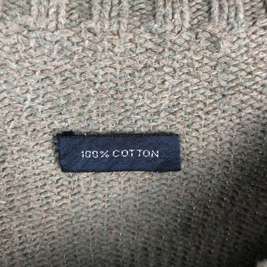 Ralph Lauren POLO by Ralph Lauren Cotton Knit Sweater Men's XL cotton Mint green Vintage Second Hand