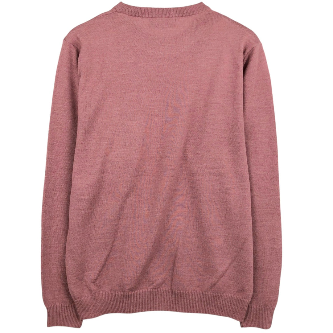 Burberry's BURBERRYS OF LONDON knit sweater, men's size XL (approx.) unclear pink type Vintage Second Hand
