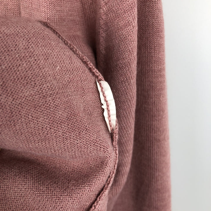 Burberry's BURBERRYS OF LONDON knit sweater, men's size XL (approx.) unclear pink type Vintage Second Hand