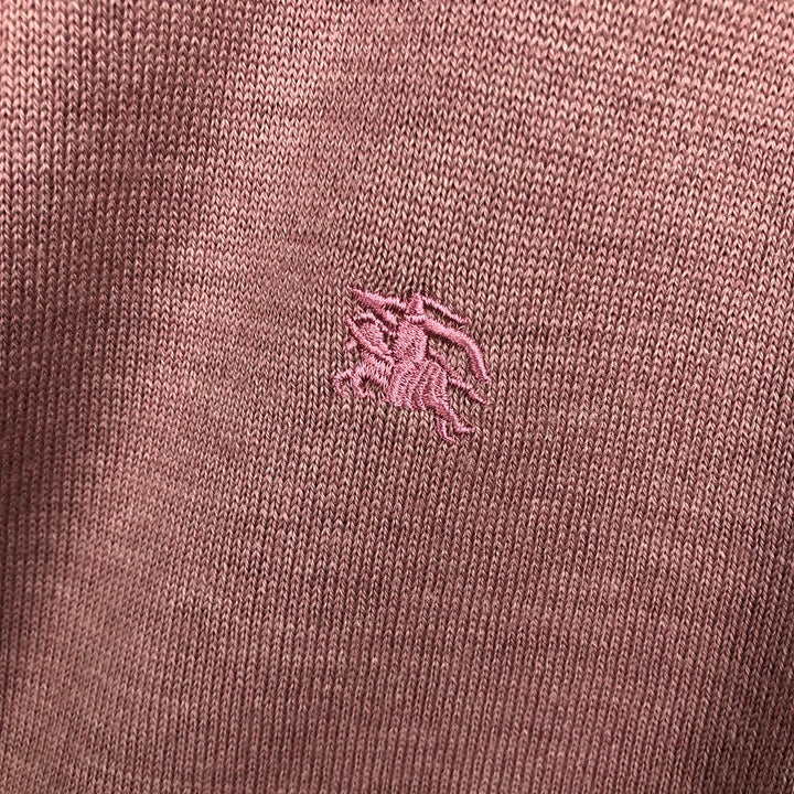 Burberry's BURBERRYS OF LONDON knit sweater, men's size XL (approx.) unclear pink type Vintage Second Hand