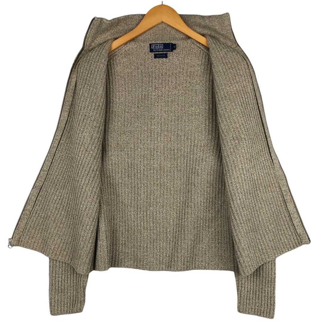 Ralph Lauren POLO by Ralph Lauren Driver's Knit Sweater, Men's Size M cotton Beige type Vintage Second Hand
