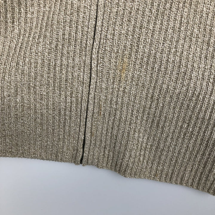 Ralph Lauren POLO by Ralph Lauren Driver's Knit Sweater, Men's Size M cotton Beige type Vintage Second Hand