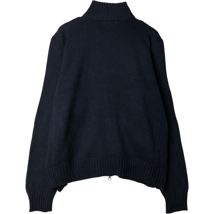 Ralph Lauren POLO by Ralph Lauren Driver's Knit Sweater, Men's Size S (approx.) cotton navy blue type Vintage Second Hand