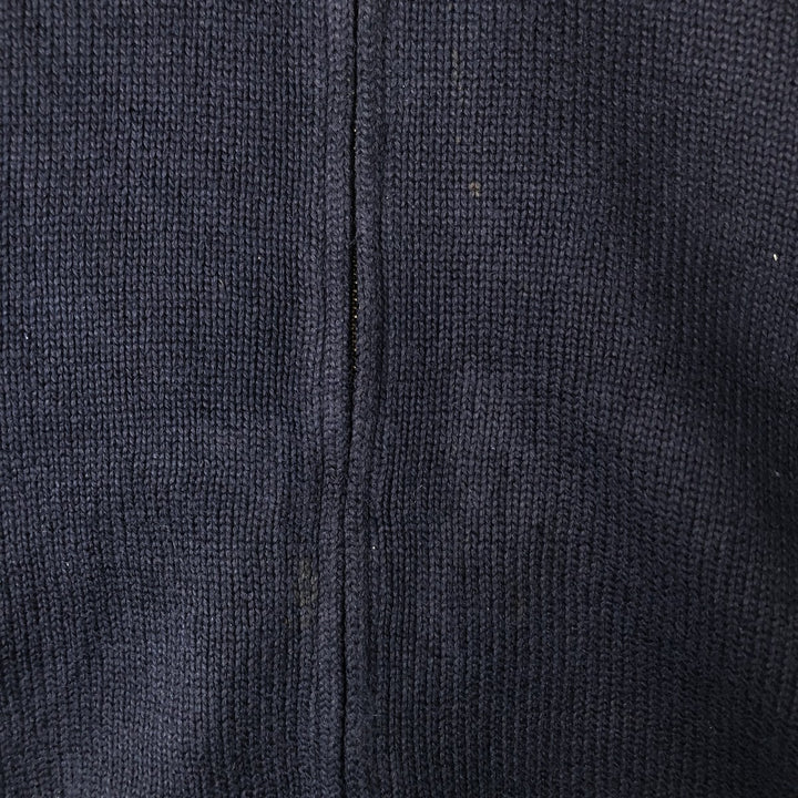Ralph Lauren POLO by Ralph Lauren Driver's Knit Sweater, Men's Size S (approx.) cotton navy blue type Vintage Second Hand