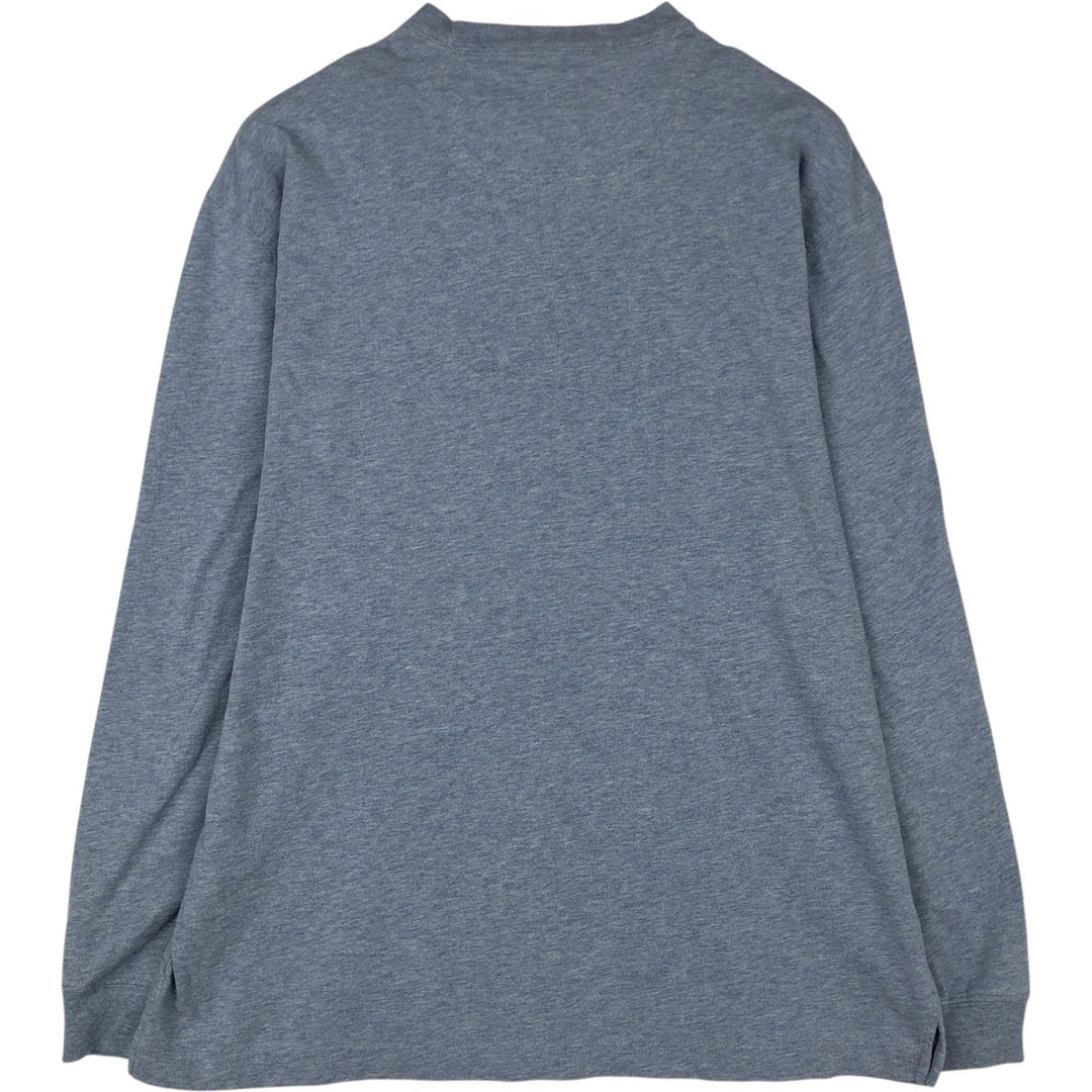 Pendleton Long-Sleeve T-Shirt (Men's Size M) cotton Blue type light blue Vintage Second Hand