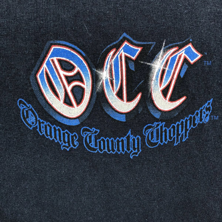 ORANGE COUNTY CHOPPERS Print Long-Sleeve T-Shirt (Men's XXL equivalent) cotton black type Vintage Second Hand
