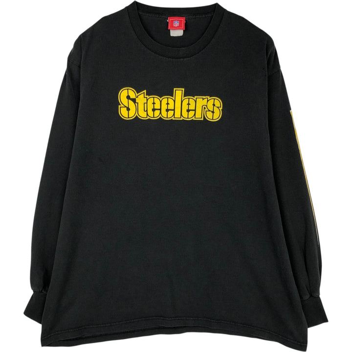 NFL PITTSBURGH STEELERS Pittsburgh Steelers Long Sleeve T-Shirt, Men's XL unclear black type Vintage Second Hand