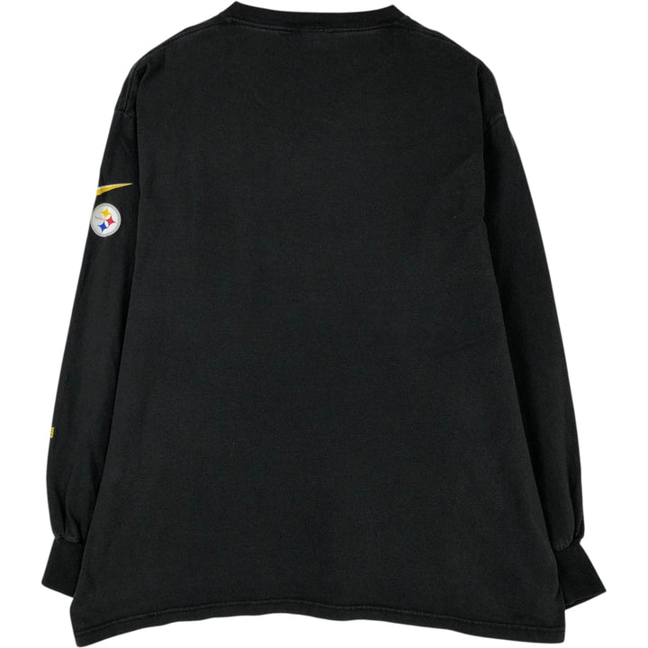 NFL PITTSBURGH STEELERS Pittsburgh Steelers Long Sleeve T-Shirt, Men's XL unclear black type Vintage Second Hand
